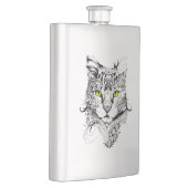 Flasque Cat Animaux Animaux Animaux Illustration Art tatou (Droite)