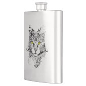 Flasque Cat Animaux Animaux Animaux Illustration Art tatou (Gauche)