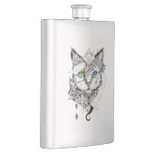 Flasque Cat Animaux Animaux Animaux Illustration Art tatou (Droite)