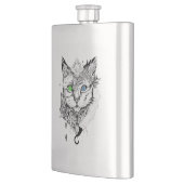Flasque Cat Animaux Animaux Animaux Illustration Art tatou (Gauche)