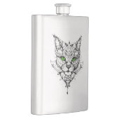 Flasque Cat Animaux Animaux Animaux Illustration Art tatou (Droite)