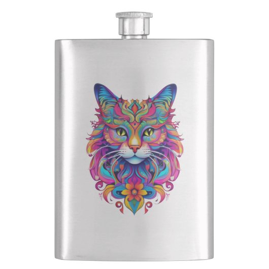 Flasque Cat vectoriel (devant)