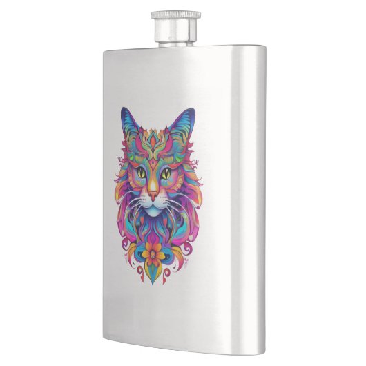 Flasque Cat vectoriel (Gauche)