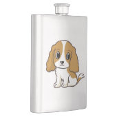 Flasque cavalier roi charles spaniel blenheim dessin animé (Droite)