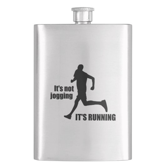 Flasque Ce n'est pas du jogging, c'est de la course (devant)