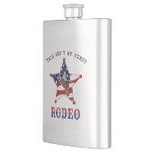 Flasque Ce n'est pas mon premier RODEO (Gauche)