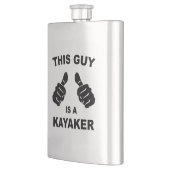 Flasque Ce Type Est Kayaker (Gauche)