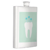 Flasque Célébration d'une dent aux bougies (Droite)