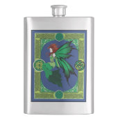 Flasque Celtic Knot Work Green Fairy (devant)