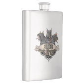 Flasque Cerberus et serpent (Droite)