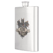 Flasque Cerberus et serpent (Gauche)