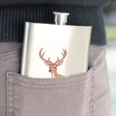 Flasque Cerf (En situation)