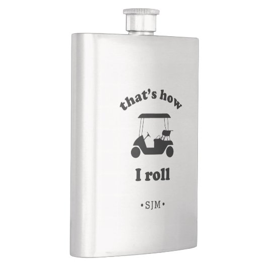 Flasque C'est comme ça que je roule | Golf monogramme (Droite)