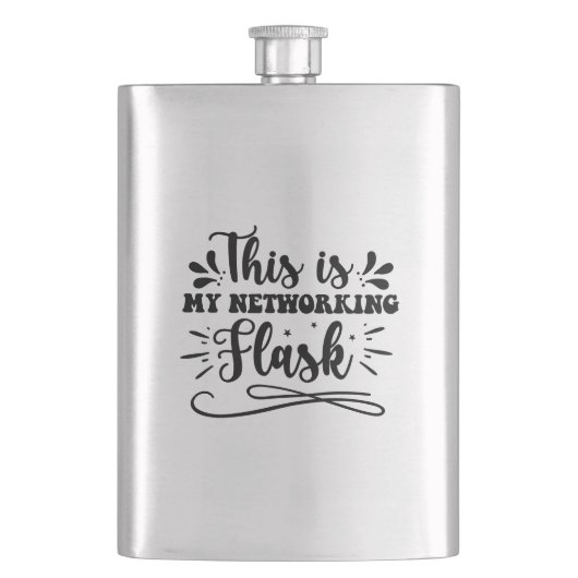 Flasque C'est ma Flask de réseautage (devant)