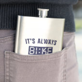 Flasque C'est toujours vélo O'Horloge (En situation)