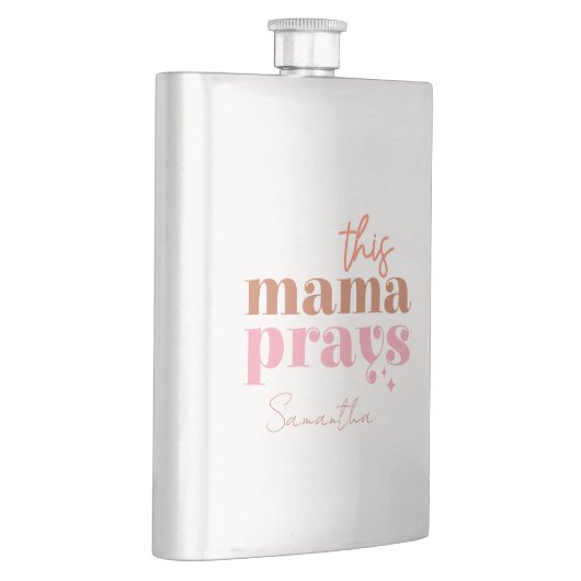 Flasque Cette Mama prie - Rustic Boho Design (Droite)