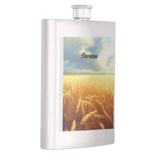 Flasque Champ de blé en été (Droite)