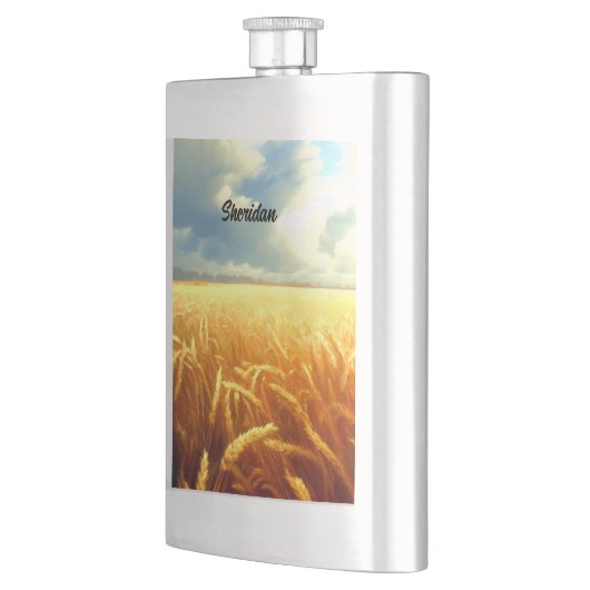 Flasque Champ de blé en été (Gauche)