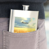 Flasque Champ de blé en été (En situation)