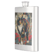 Flasque Charaku Style Kabuki Chat Lucky (Gauche)