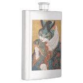 Flasque Charaku Style Ukiyo-e Kabuki Chat (Droite)
