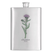 Flasque chardon / cluaran avec traduction gaélique écossai (devant)