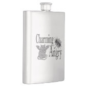 Flasque Charming mais en colère petit chat diable drôle ci (Droite)