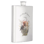 Flasque Chasse avec Epagneul Breton (Droite)