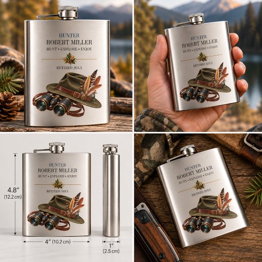 Flasque Chasseur retraite chasse explorer profiter