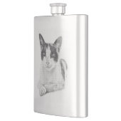Flasque Chat calico effet demi-teinte (Gauche)