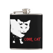 FLASQUE CHAT COOL (Devant)