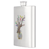 Flasque chat et arbre (Gauche)