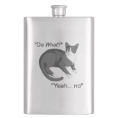 Flasque Chat têtu (devant)