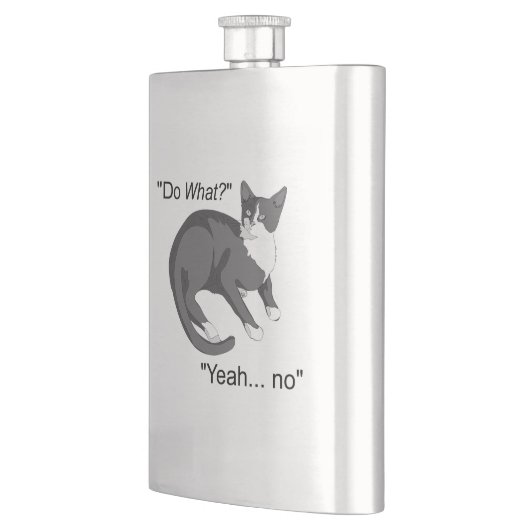 Flasque Chat têtu (Gauche)