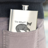 Flasque Chat têtu (En situation)