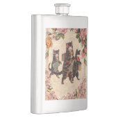 Flasque Chat Vintage jolie chatons antiques chatons (Droite)