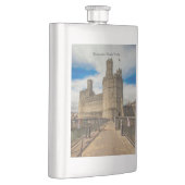 Flasque Château de Caernarfon Wales. (Droite)