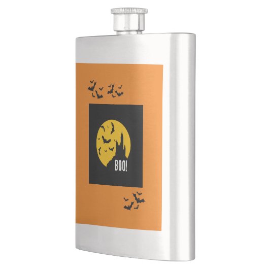 Flasque Château hanté Halloween Custom Classic Flask (Gauche)