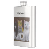 Flasque Chatons Joueurs (Gauche)