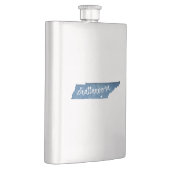 Flasque Chattanooga Tennessee Grain de bois (Droite)