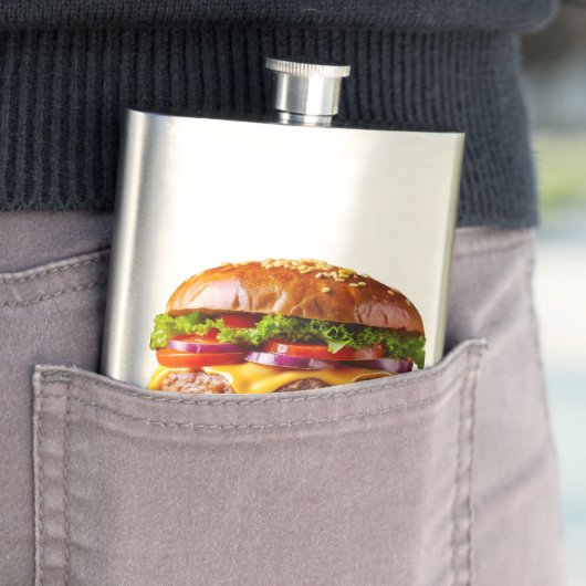 Flasque ChaussureHabille hamburger empilé thic (En situation)