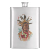 Flasque Chef de Sioux de Blackfoot : Beaucoup de klaxons (devant)