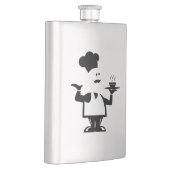 Flasque Chef tenant un bol de soupe (Droite)