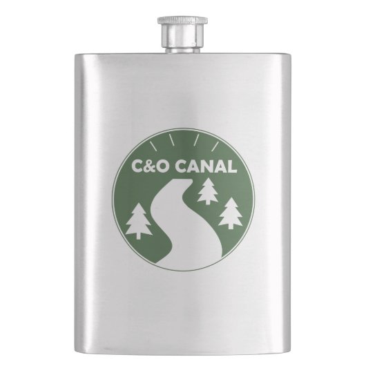 Flasque Chemin d'accès du canal C&O (devant)