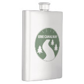 Flasque Chemin Erie Canalway (Droite)