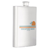 Flasque Chesapeake Beach Maryland Sun Palm Trees (Droite)