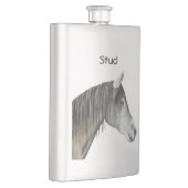 Flasque Cheval gris (Droite)