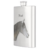 Flasque Cheval gris (Gauche)