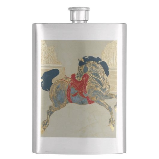 Flasque Cheval Impérial Doré (devant)