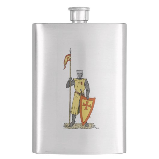 Flasque Chevalier médiéval Début du XIIIe siècle (devant)